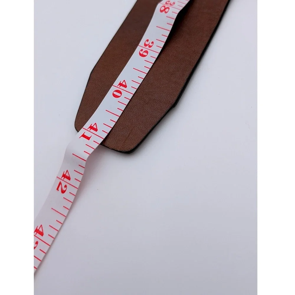 Banana Republic Womens Brown Leather D-Ring Belt Antique Brass Buckle Size XS